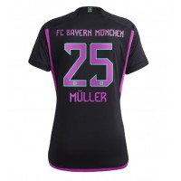 Billiga Bayern Munich Thomas Muller #25 Borta fotbollskläder Dam 2023-24 Kortärmad